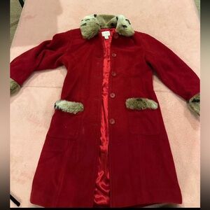 Children’s Place Tea Length Wool Coat Youth Large